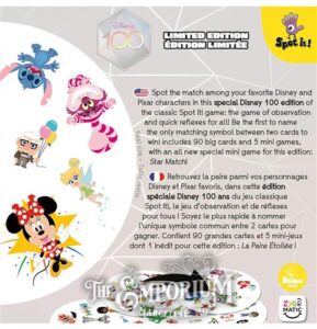 Spot It - Disney 100 Years of Wonder Card Game - 28447 - more 3 | Marceline Emporium
